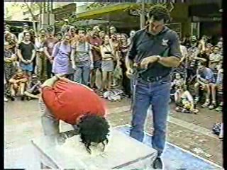 Australian variety show,  Who Dares Wins,  Wet Girdles Shoot