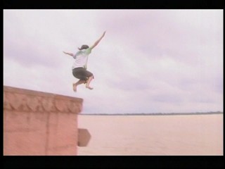 Japanese girl swiming