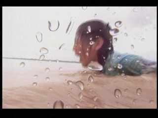 Japanese girl swiming