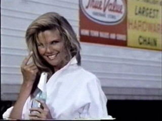 Christy Brinkley in the pool