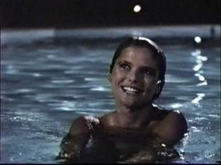 Christy Brinkley in the pool
