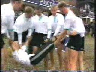 Cox thrown in the river