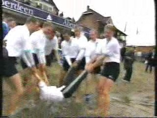 Cox thrown in the river