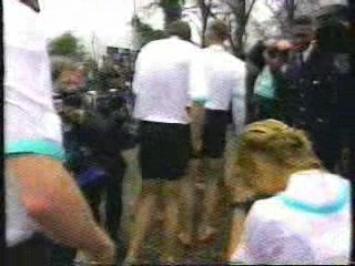 Cox thrown in the river