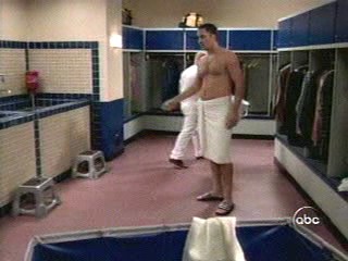 Hope and Faith; Locker room spa scene
