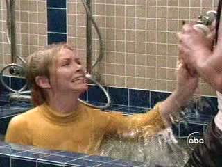 Hope and Faith; Locker room spa scene