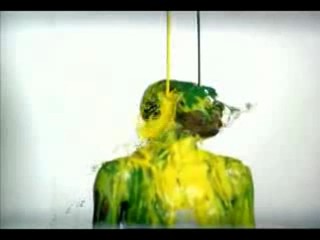 Yellow and green gunge