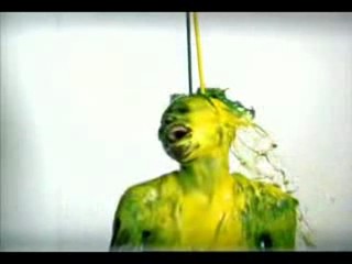 Yellow and green gunge
