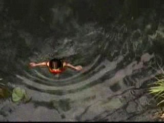 Invasion; Alexis Dziena - lake swim