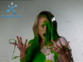 Girl slimed