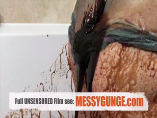 WET Not to Wear (Wetlook Girl), for Chocolate Topping (Messy Girl)