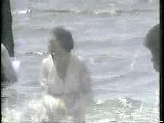 30's film, Choir Sea Splash,  30's gunging