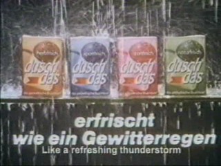 Katerina Witt getting very wet in the rain