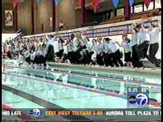 Chicago TV news - Nurses pool dunk