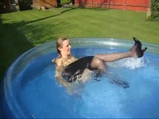 WetMar - Satin shirt & Satin long skirt.