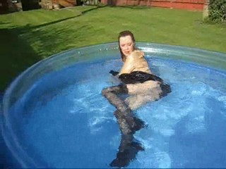 WetMar - Satin shirt & Satin long skirt.