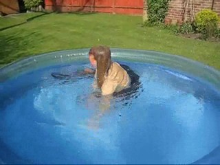 WetMar - Satin shirt & Satin long skirt.