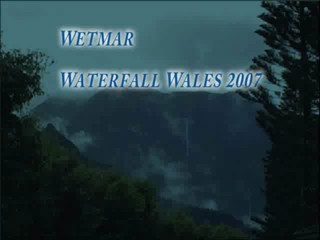 Wetmar at a Welsh waterfall