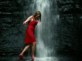 Wetmar at a Welsh waterfall