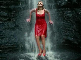 Wetmar at a Welsh waterfall