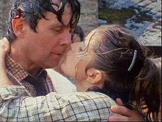 Early 80's  movie with sinking canoe