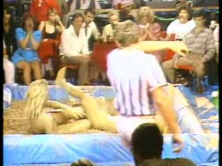 Mud wrestling